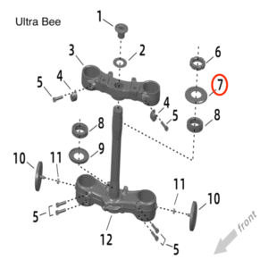 Ultra Bee / Storm Bee Top Steering Head Gasket